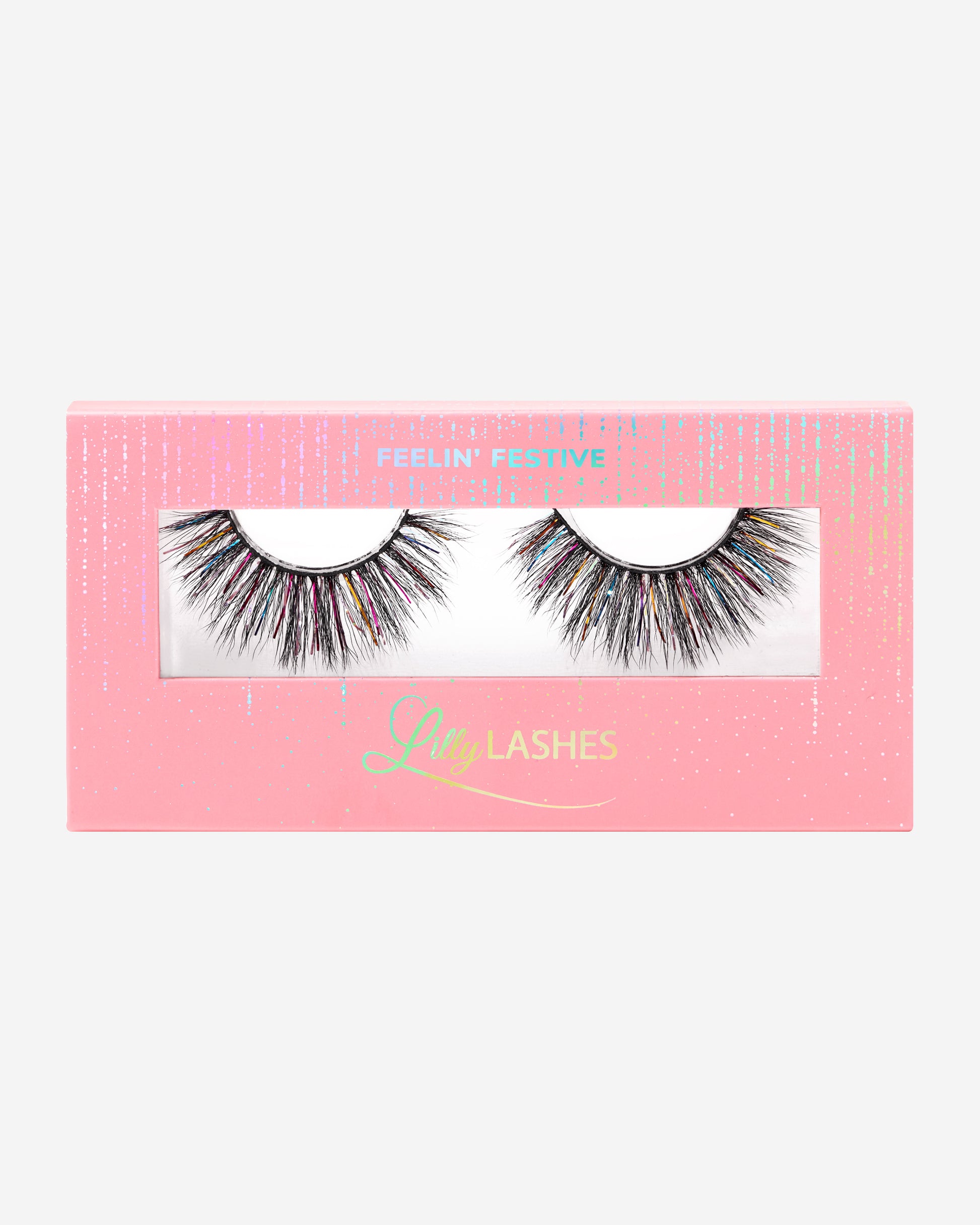 Lilly Lashes | Faux Mink Tinsel Lashes | Feelin' Festive | Front of Box