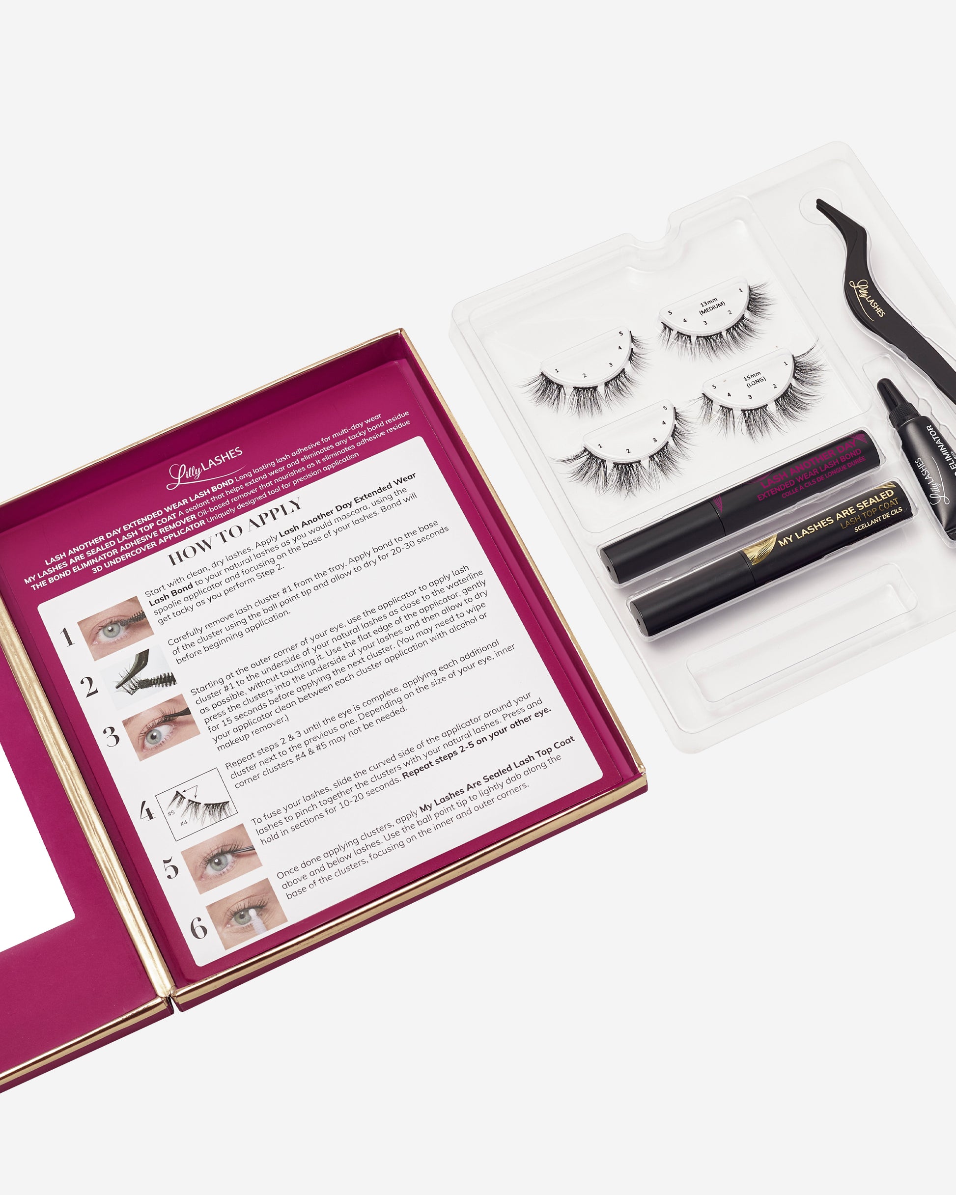 Lilly Lashes | 3D Undercover Kit | Espionage 13mm | Inside Box
