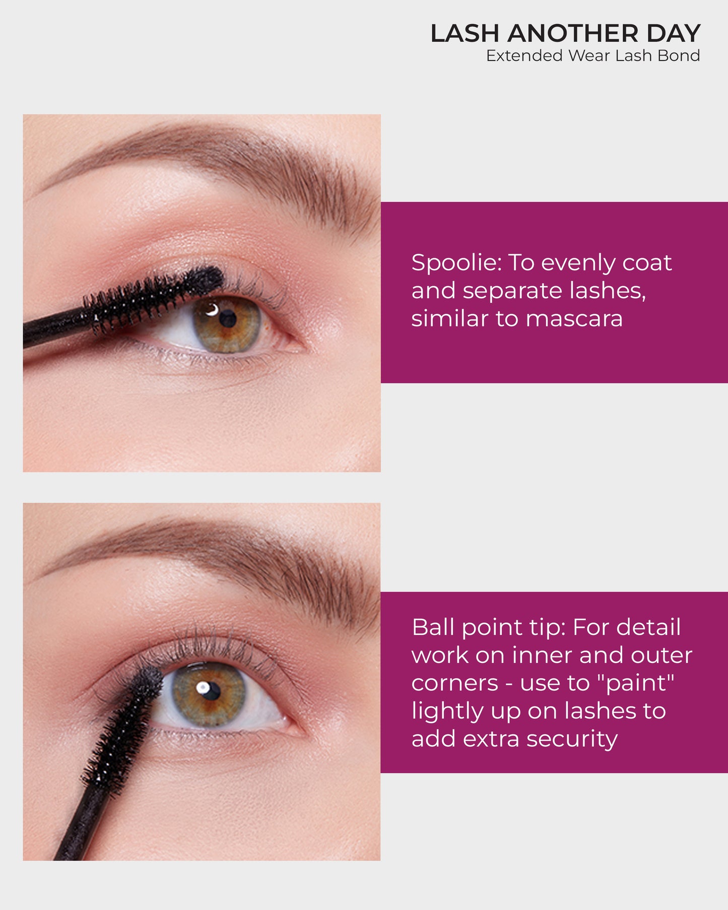 Lilly Lashes | 3D Undercover | Lash Another Day | Lash Bond Infographic