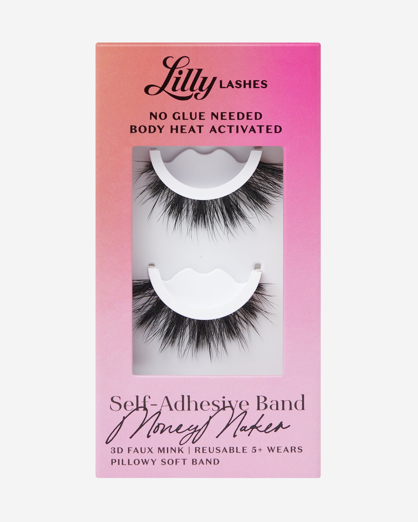 Lilly Lashes | Self Adhesive | MoneyMaker | Front of Box