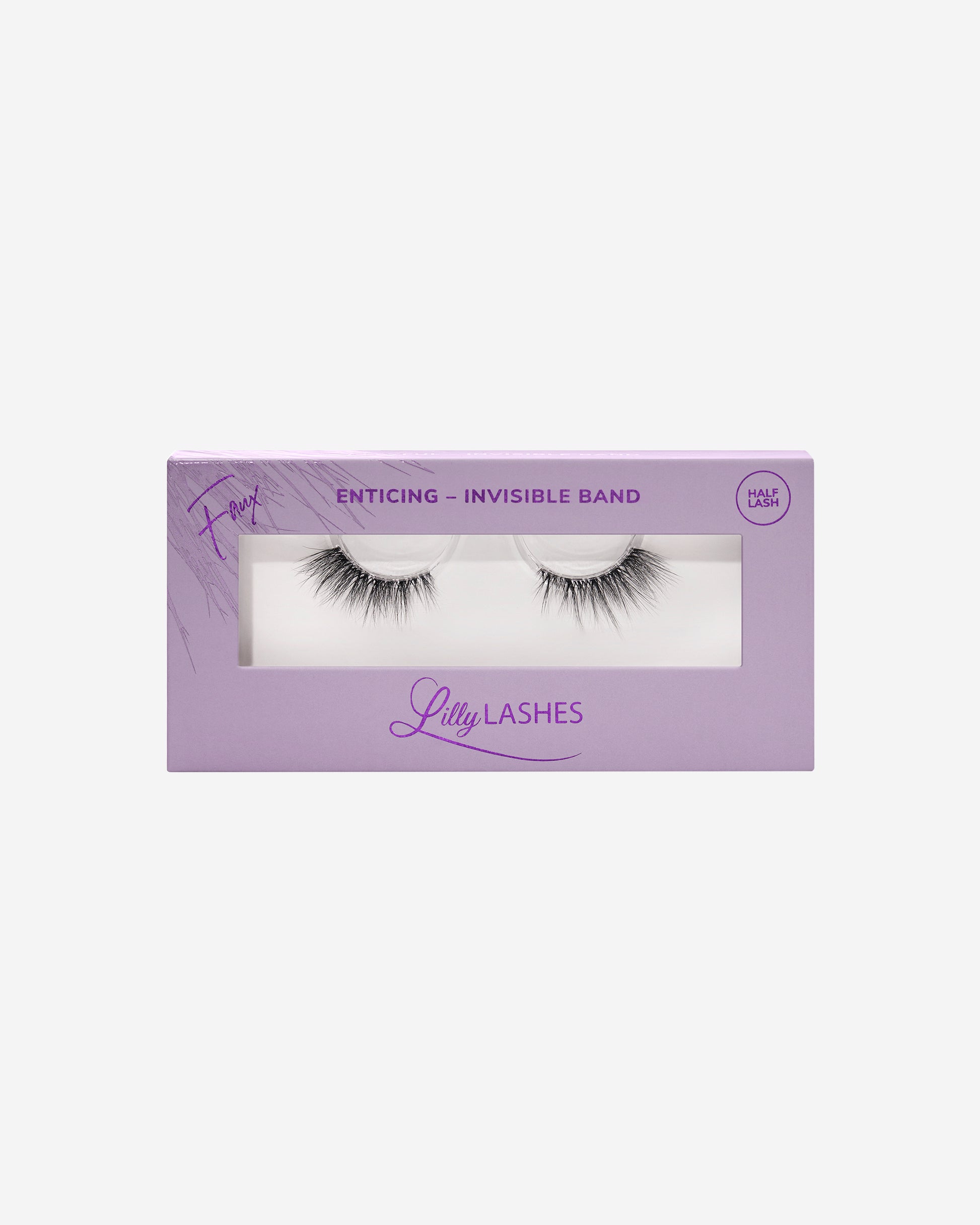 Lilly Lashes | Sheer Band | Enticing | Front of Box