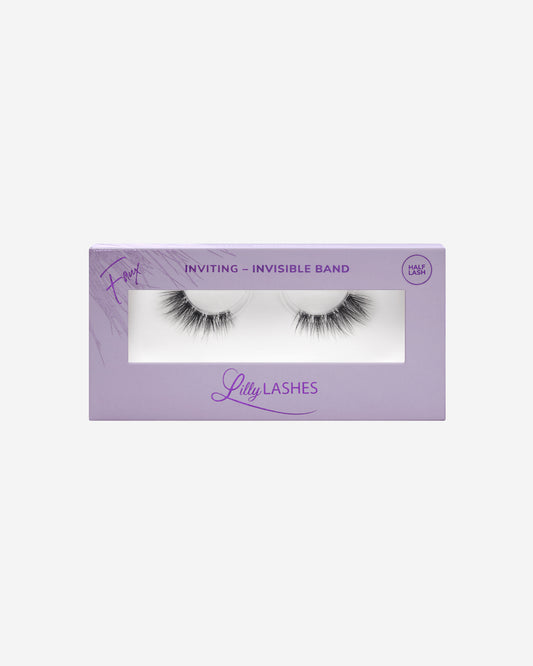 Lilly Lashes | Sheer Band | Inviting | Front of Box
