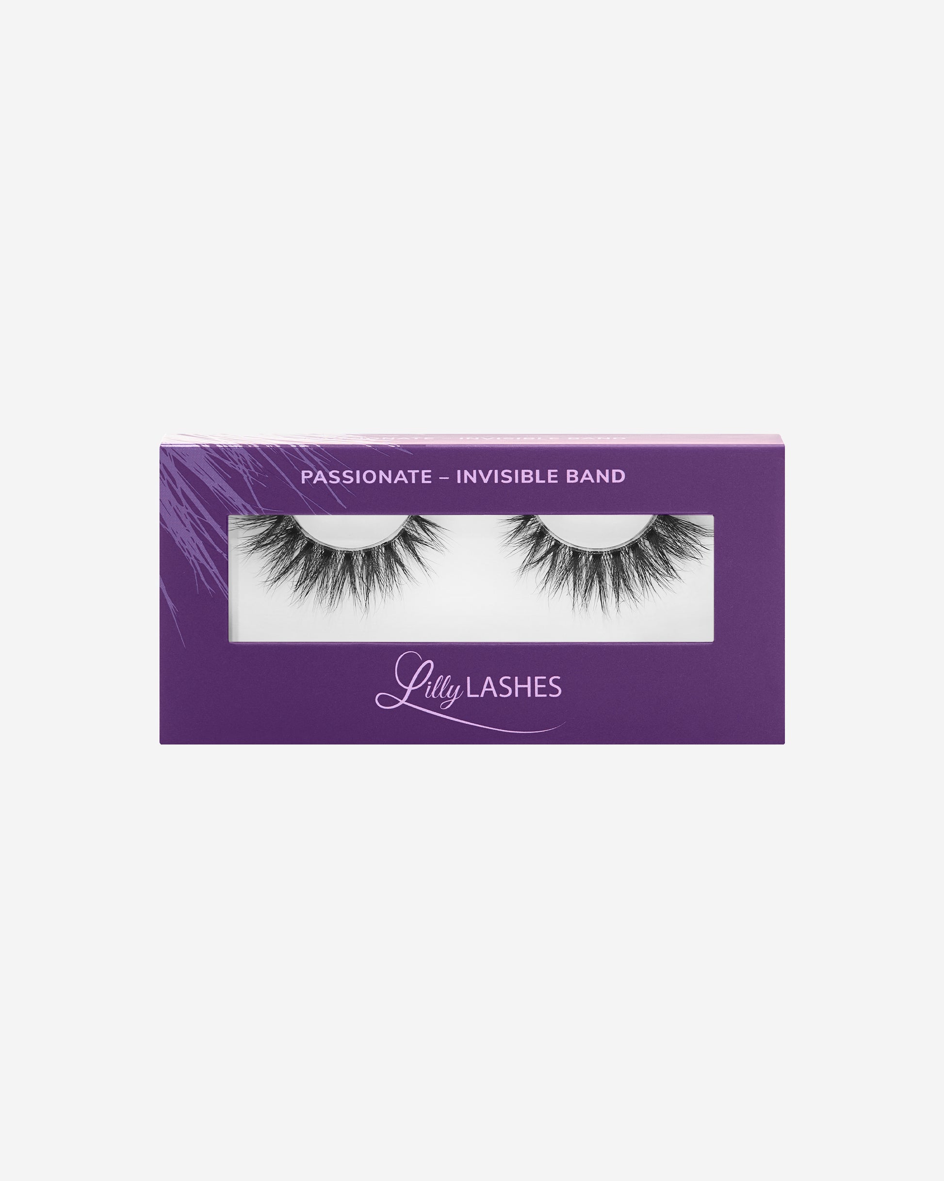 Lilly Lashes | Sheer Band | Passionate | Front of Box
