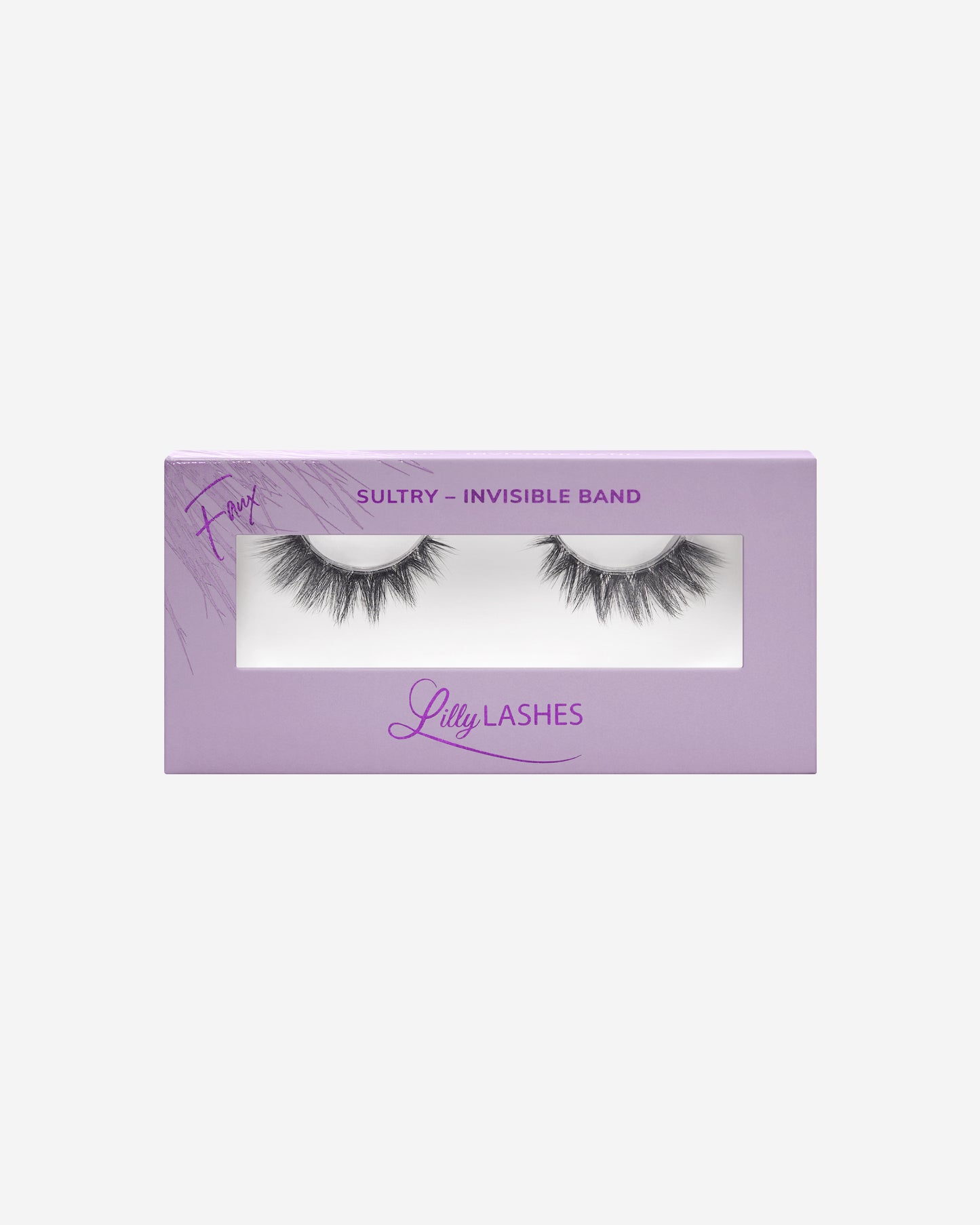 Lilly Lashes | Sheer Band | Sultry | Front of Box