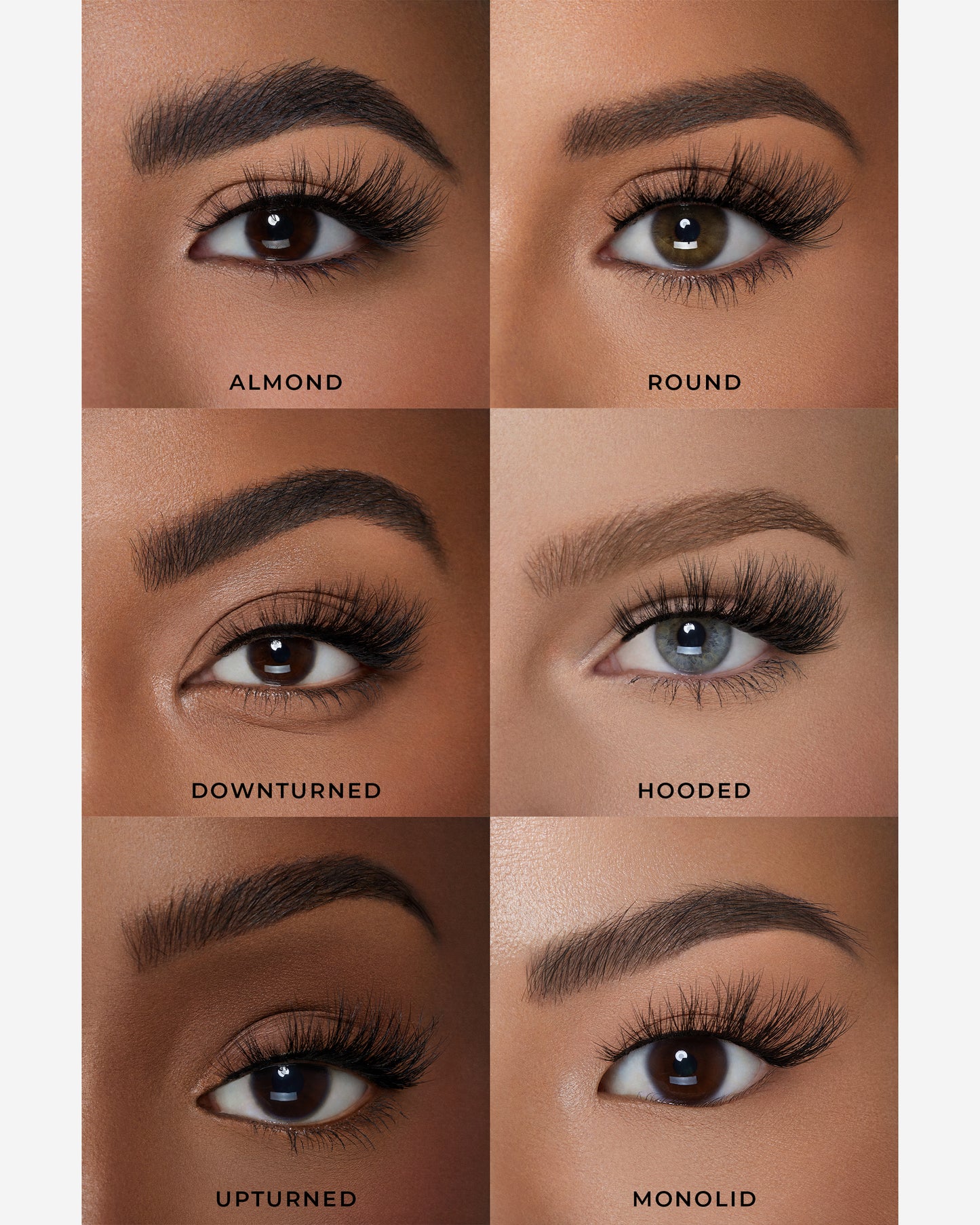 Lilly Lashes | 3D Faux Mink | Miami Flare False Lash | Eye Crops for Different Eye Shapes