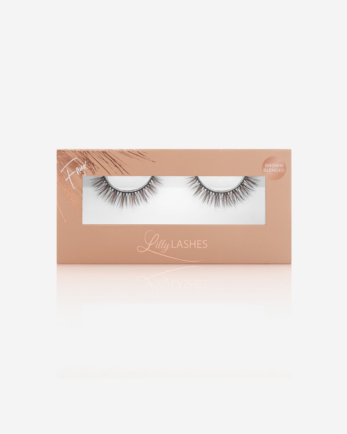 Lilly Lashes | Brown Blended | In The Buff | Front of Box