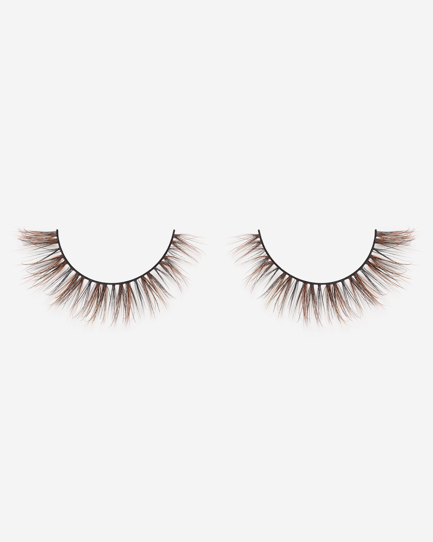 Lilly Lashes | Brown Blended | In The Buff | Side by Side