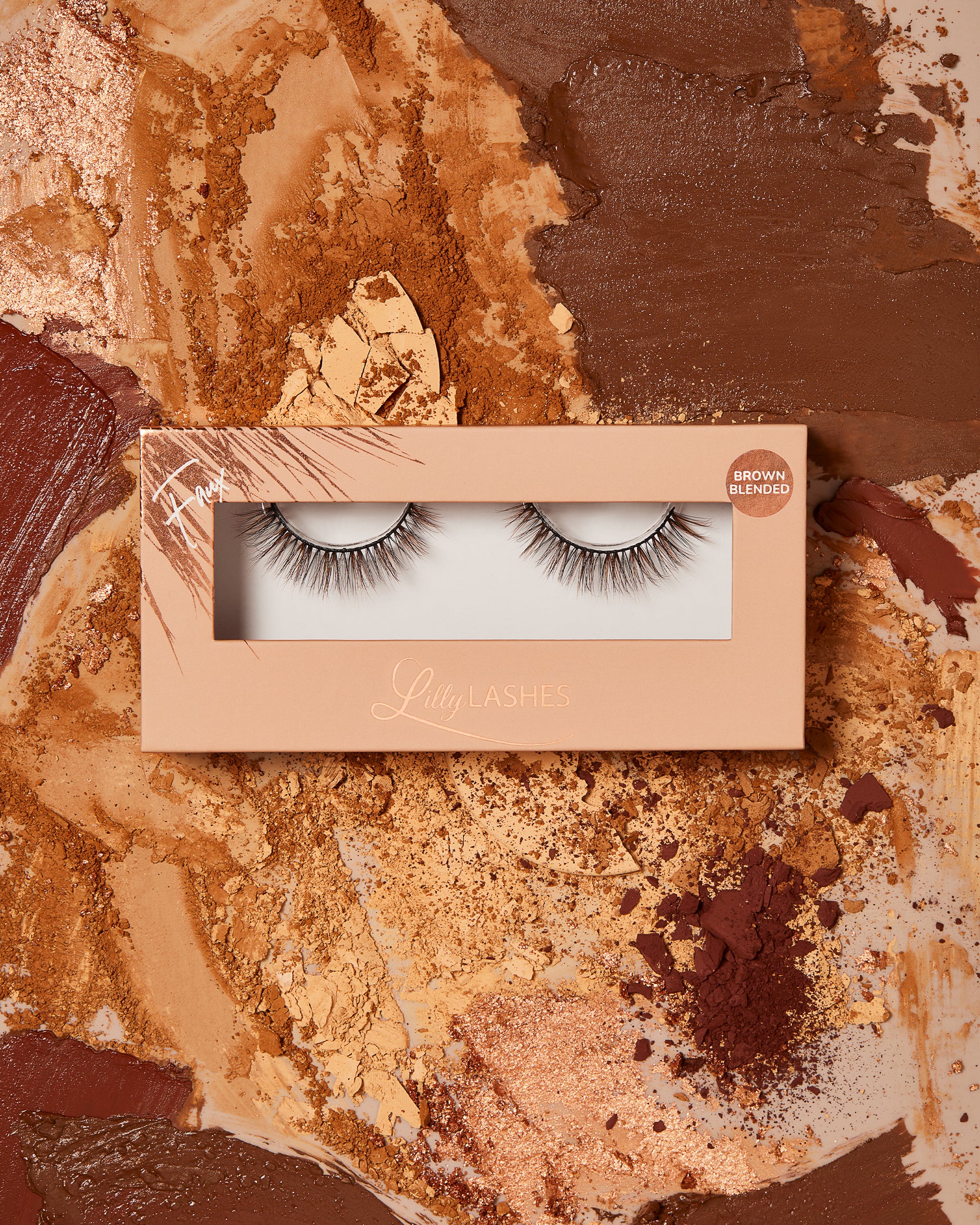 Lilly Lashes | Brown Blended | In The Buff | Stylized