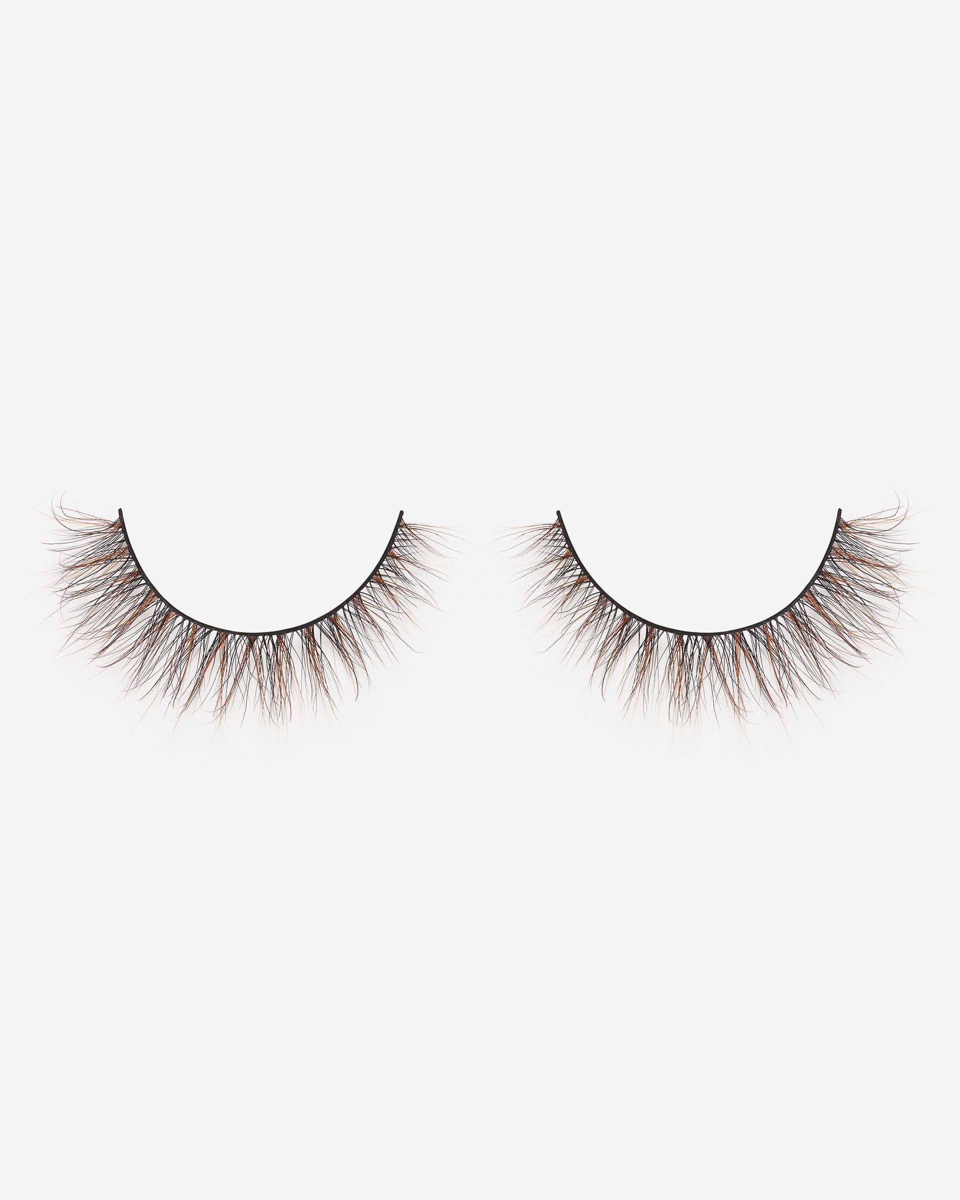 Lilly Lashes | Brown Blended | Naked | Side by Side