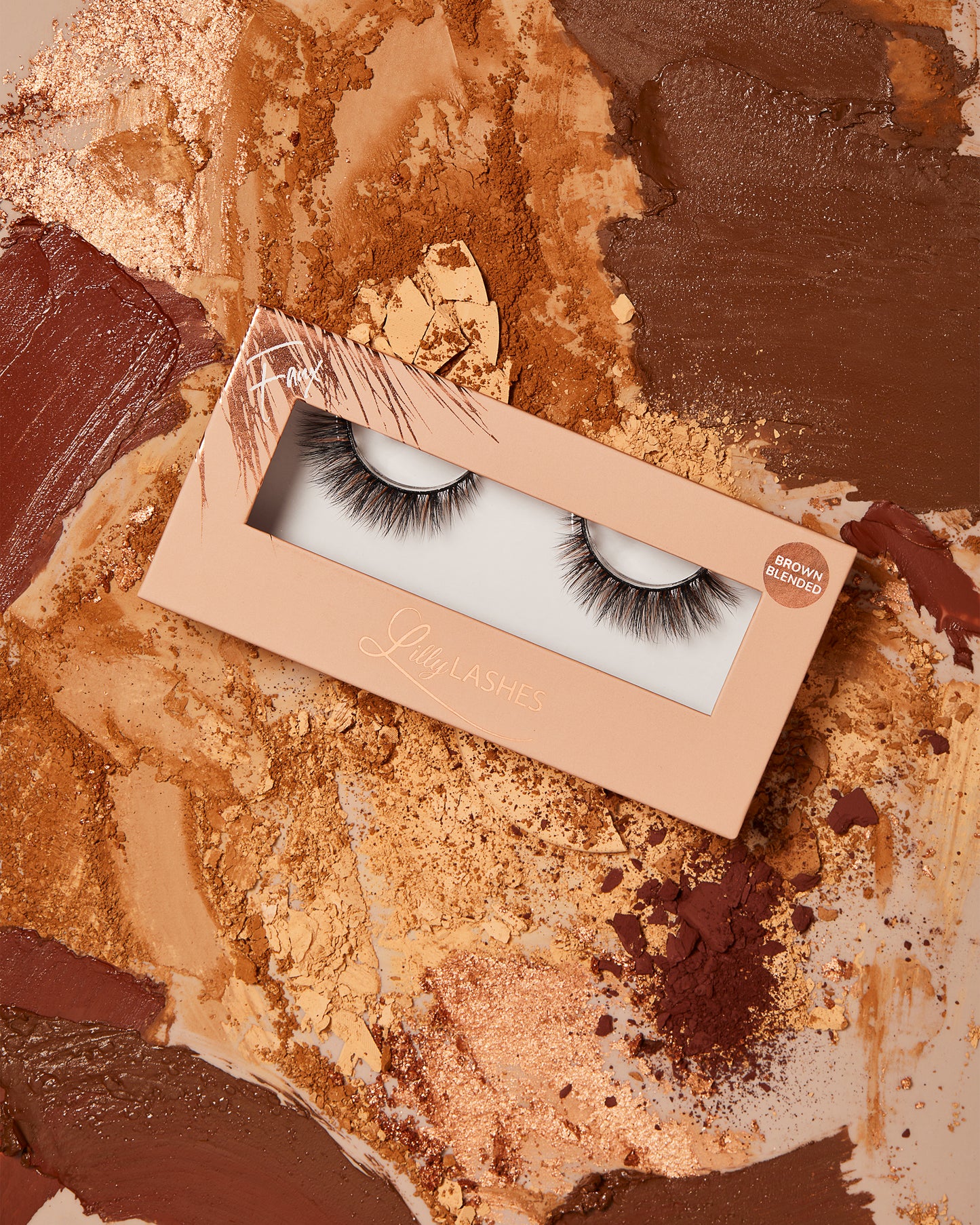 Lilly Lashes | Brown Blended | Undone | Stylized