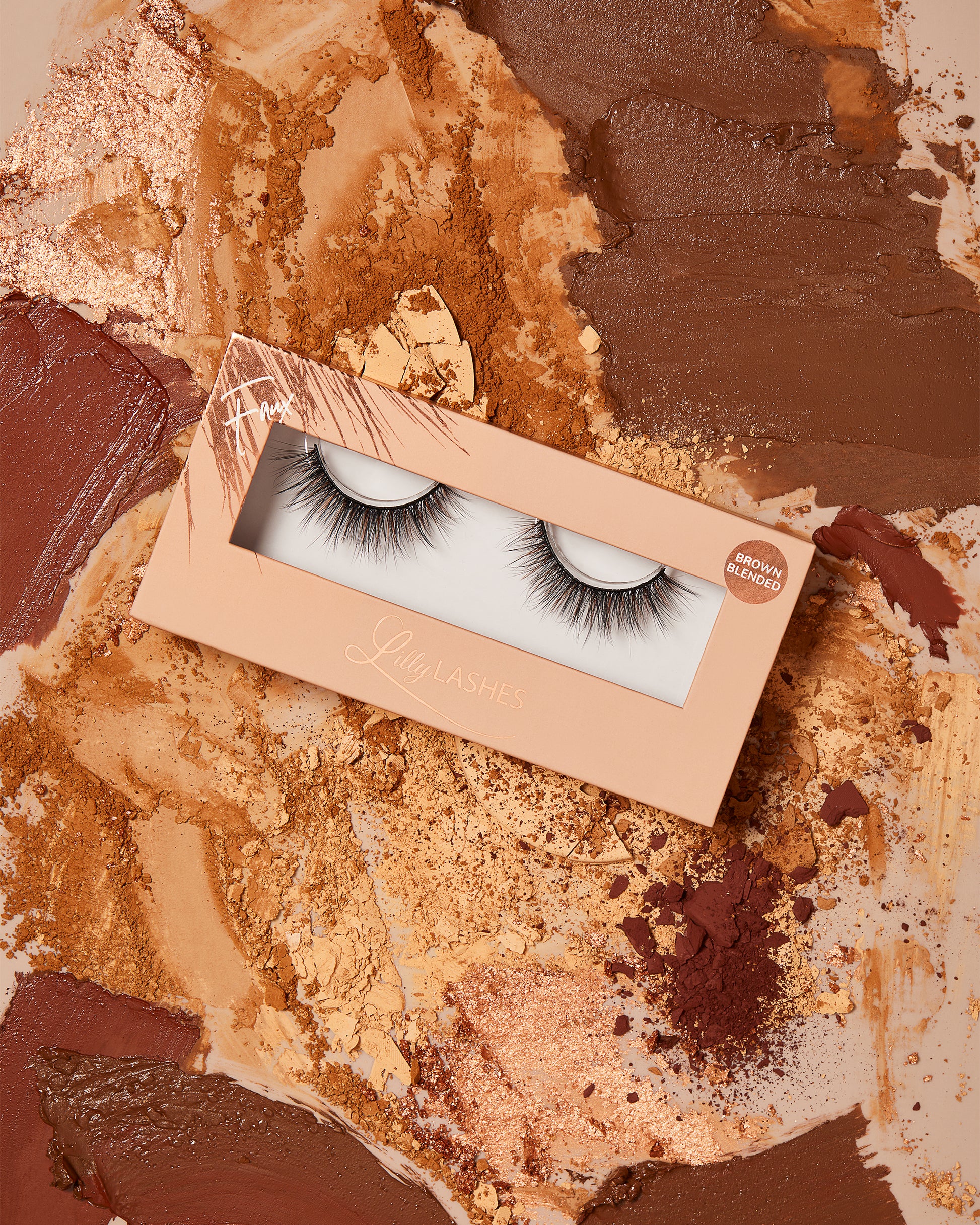Lilly Lashes | Brown Blended | Undressed | Stylized