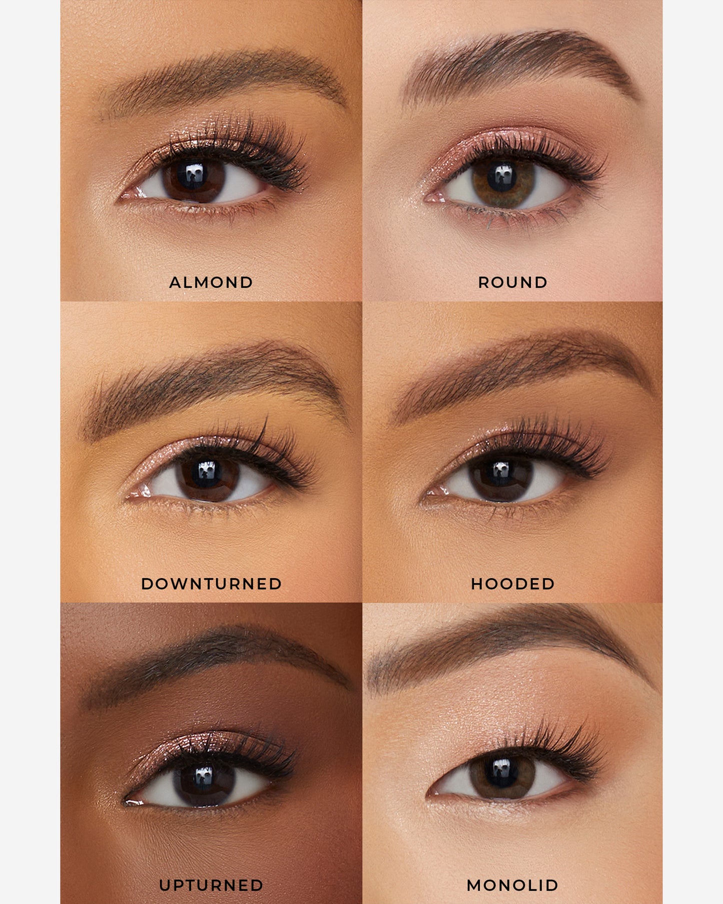 Lilly Lashes | Faux Mink Half Lashes | Flirty Half Lash | Eye Crops for Different Eye Shapes