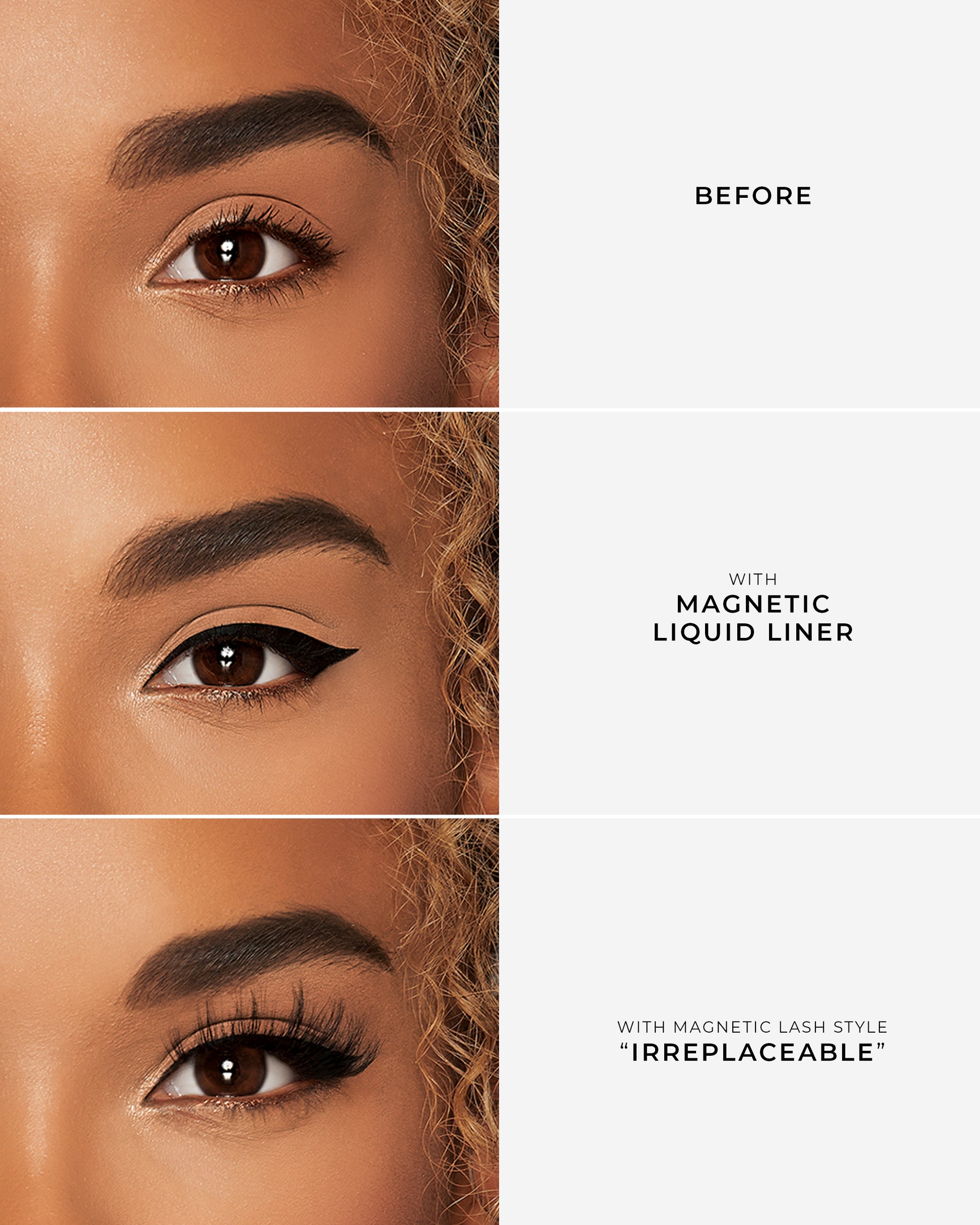 Lilly Lashes | Click Magnetic | Irreplaceable | Before and After