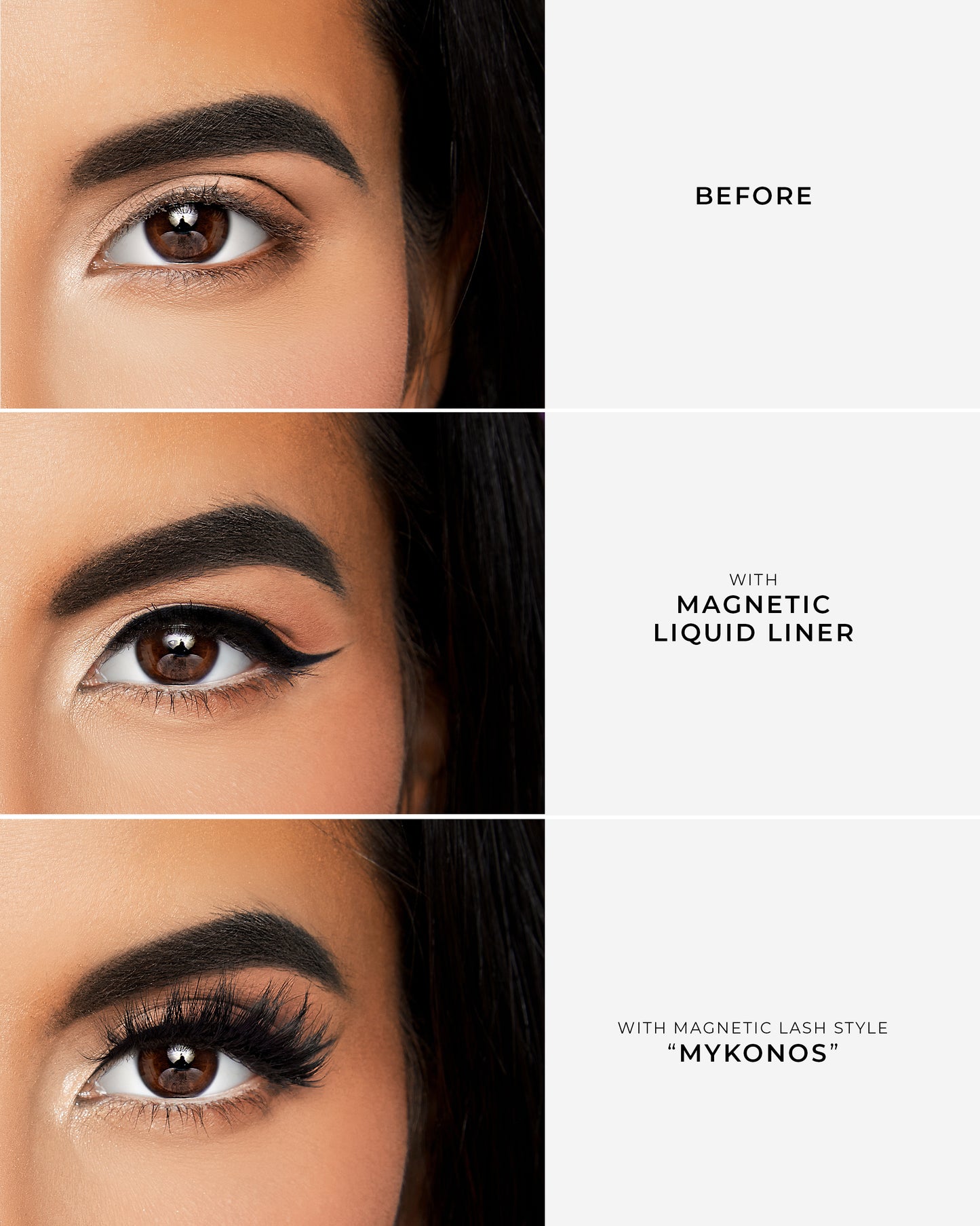 Lilly Lashes | Click Magnetic | Mykonos | Before and After