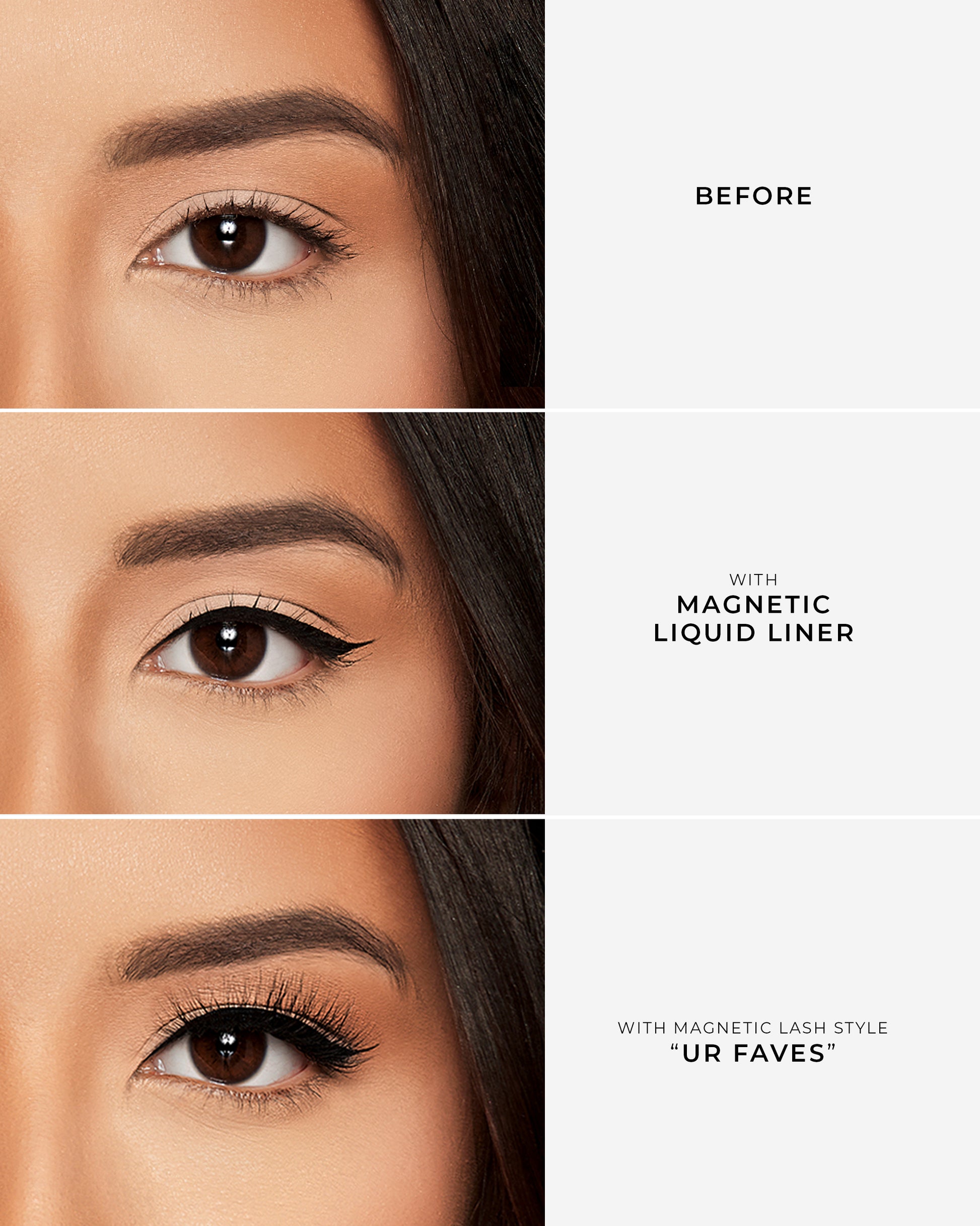 Lilly Lashes | Click Magnetic | Ur Faves | Before and After