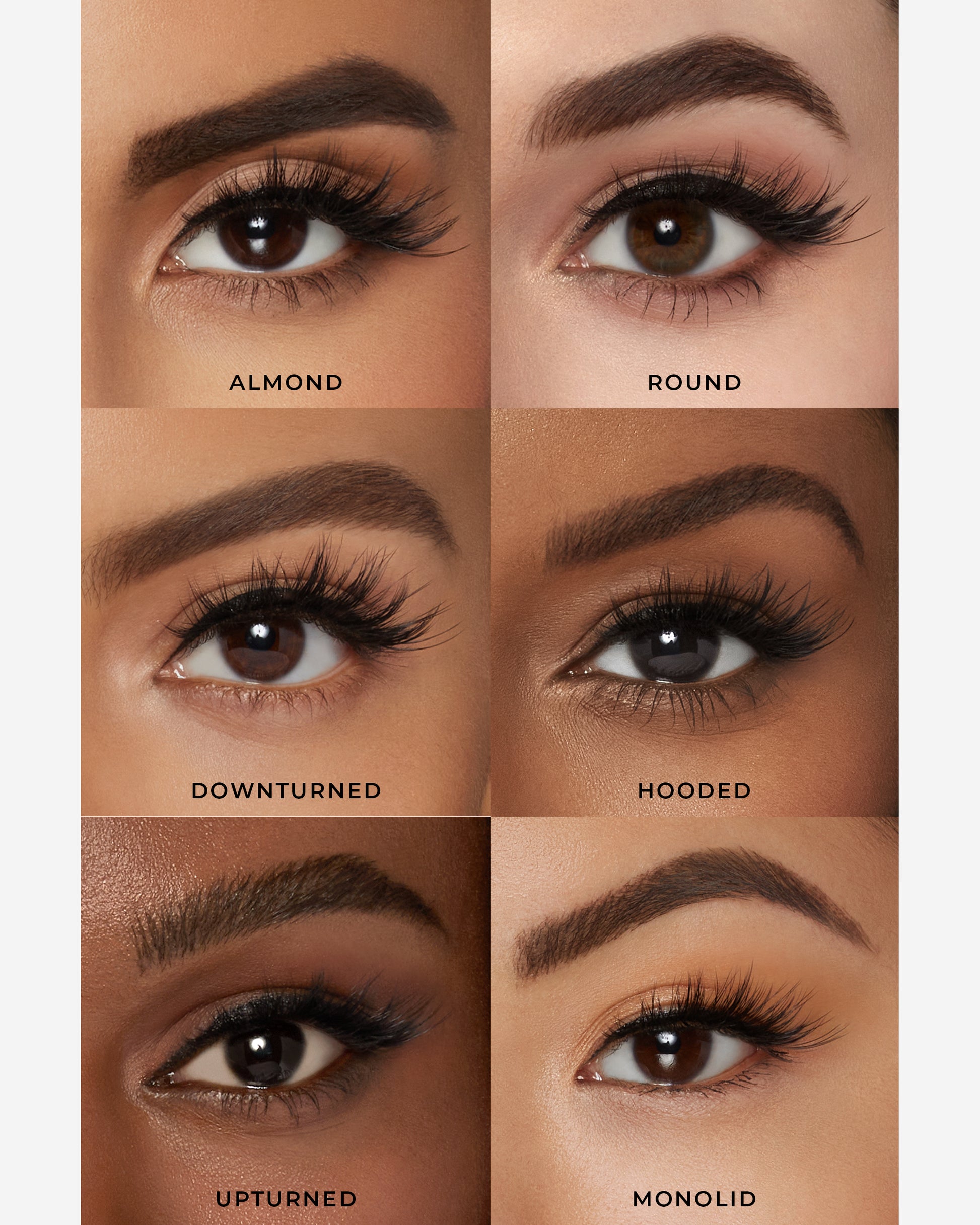 Lilly Lashes | Luxury Synthetic Lite Lashes | Allure False Lash | Eye Crops for Different Eye Shapes