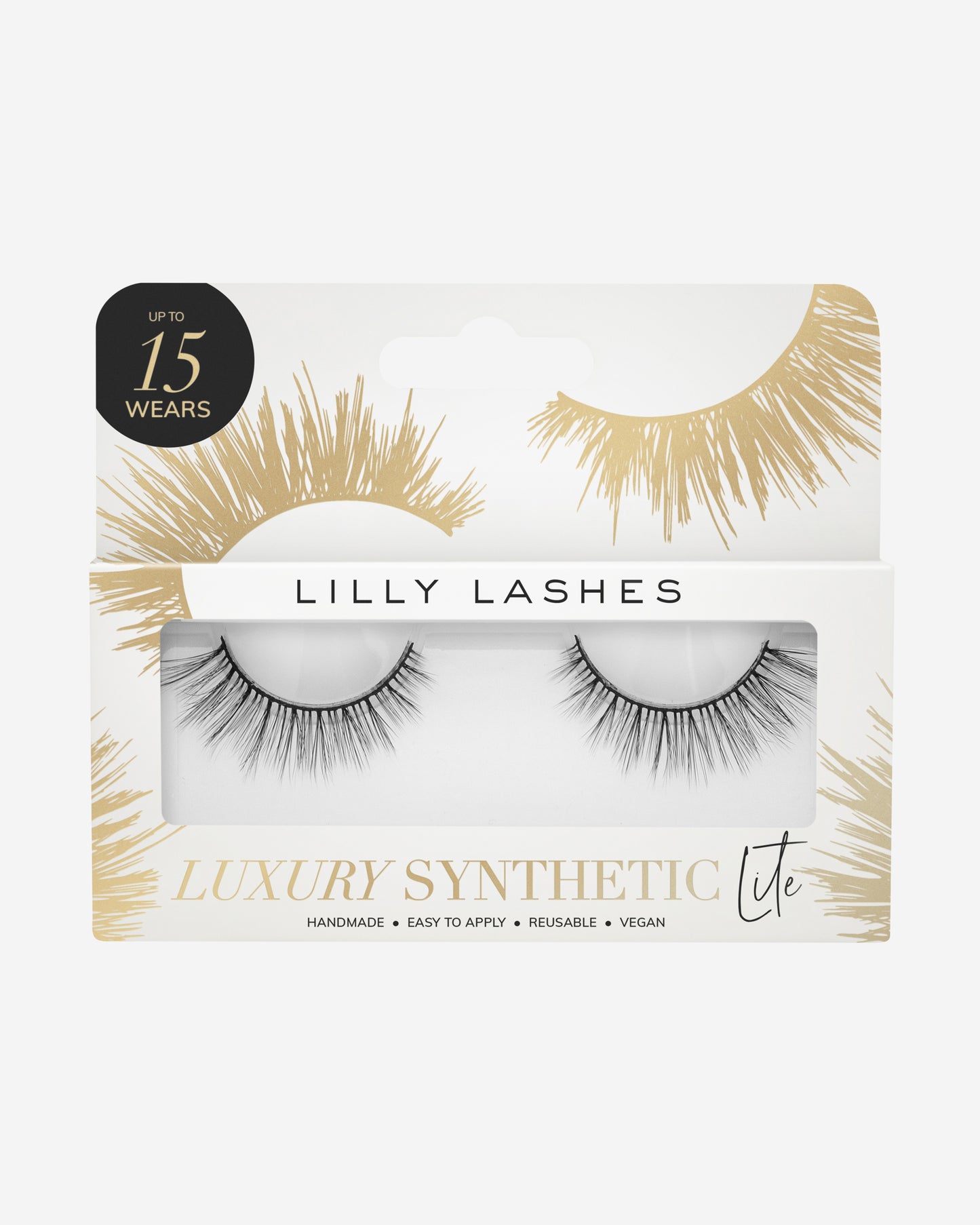 Lilly Lashes | Luxury Synthetic Lite Lashes | Chic False Lash | Front of Box