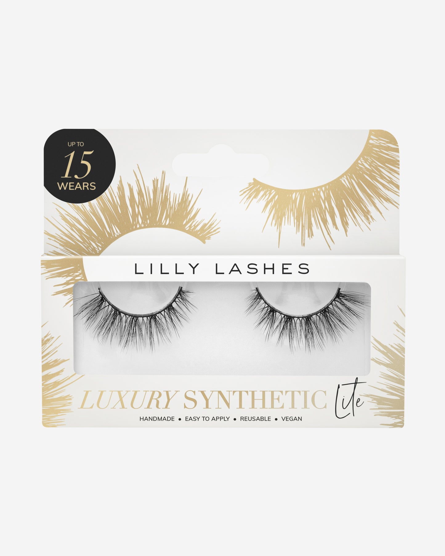 Lilly Lashes | Luxury Synthetic Lite Lashes | Exclusive False Lash | Front of Box
