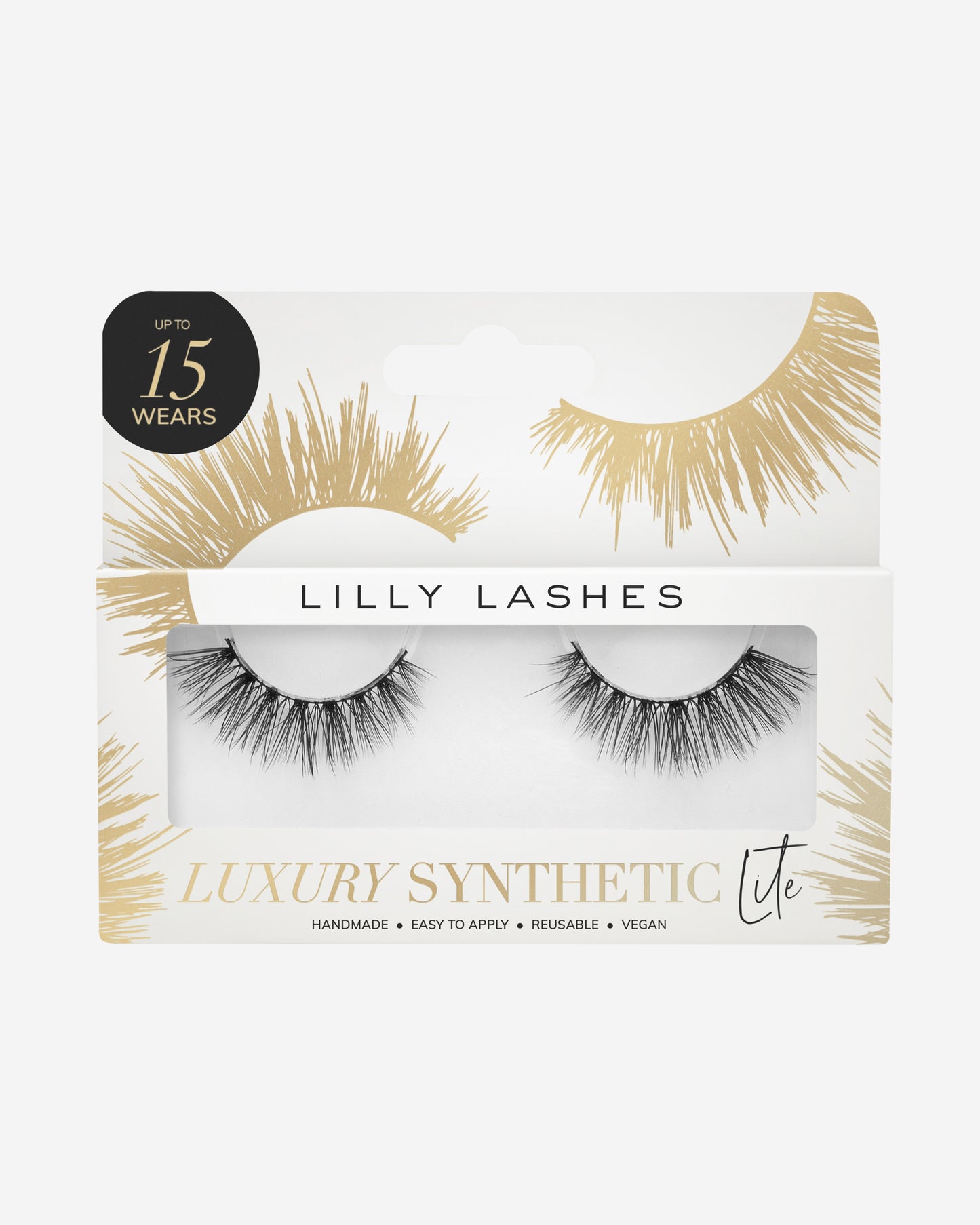 Lilly Lashes | Luxury Synthetic Lite Lashes | Fancy False Lash | Front of Box