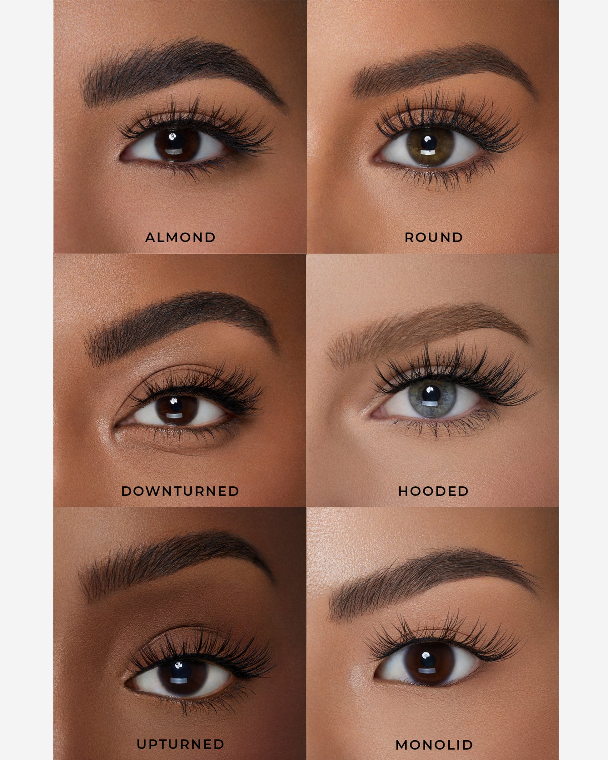 Lilly Lashes | Lite Faux Mink | Goddess | Eye Crops for Different Eye Shapes