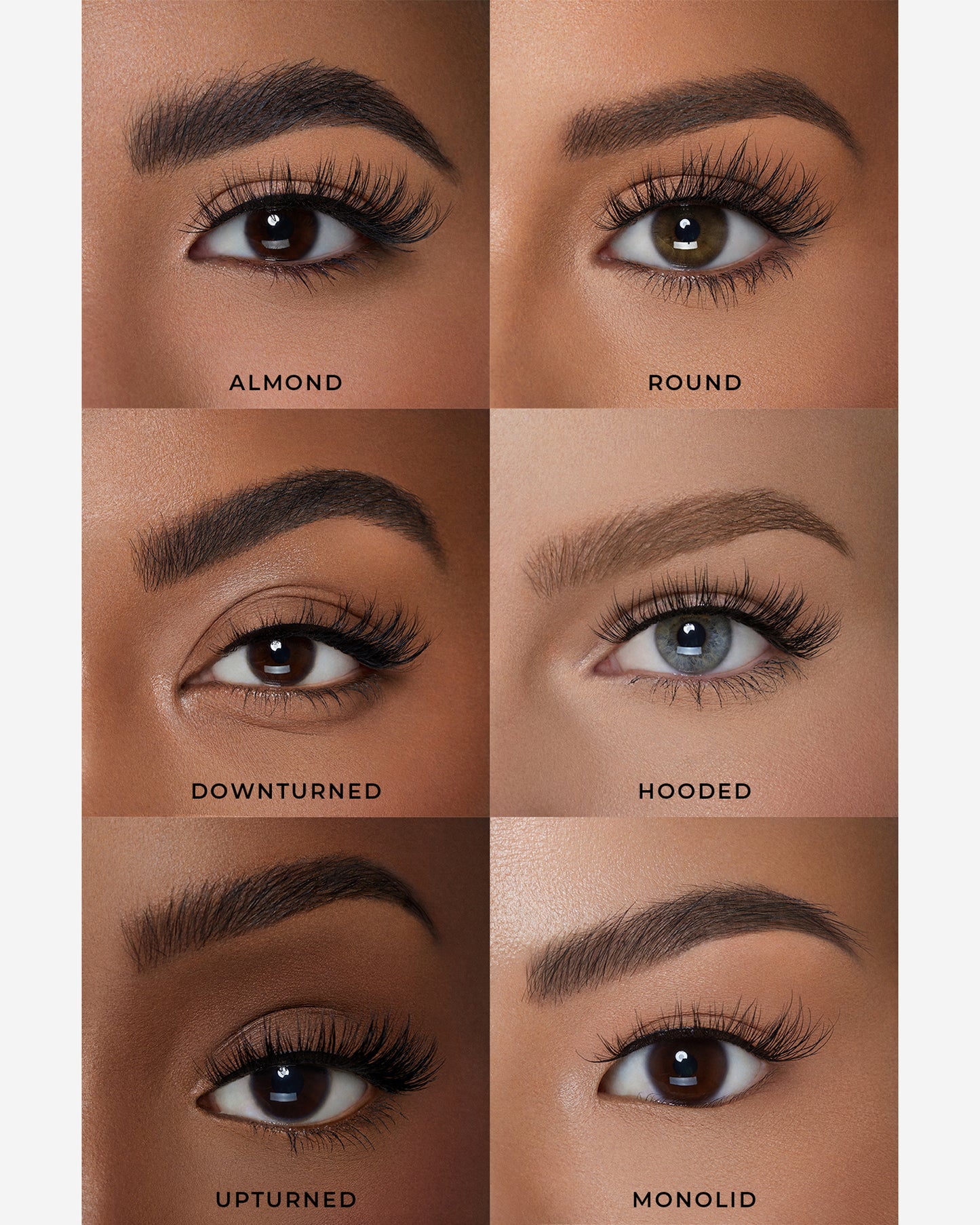 Lilly Lashes | Lite Faux Mink | Luxe | Eye Crops for Different Eye Shapes