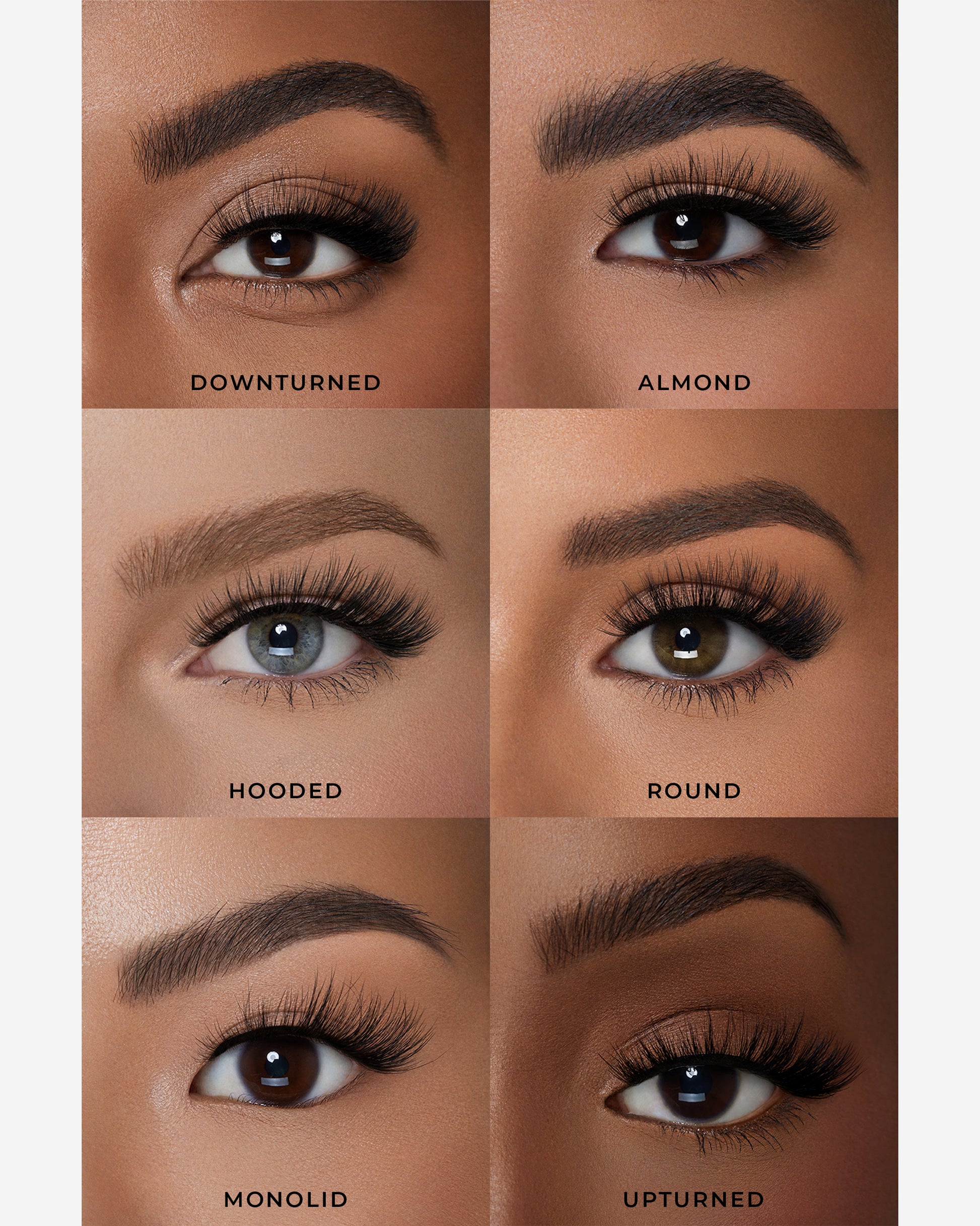 Lilly Lashes | Luxury Synthetic | ICY | Eye Crops for Different Eye Shapes