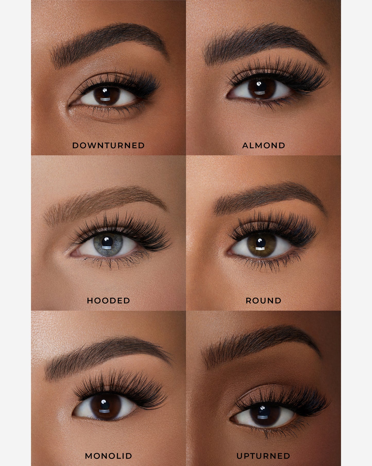 Lilly Lashes | Luxury Synthetic | INDULGE | Eye Crops for Different Eye Shapes