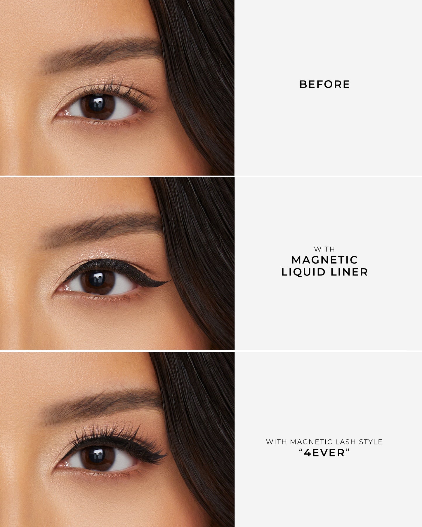 Lilly Lashes | Kit | 4Ever Magnetic | Before and After